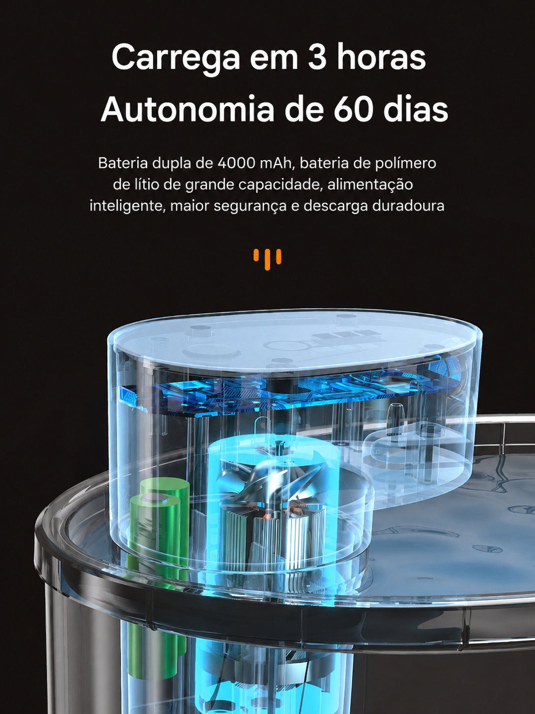Nekoa Flow™ – Fonte Inteligente Sem Fios para Gatos (2,5L)