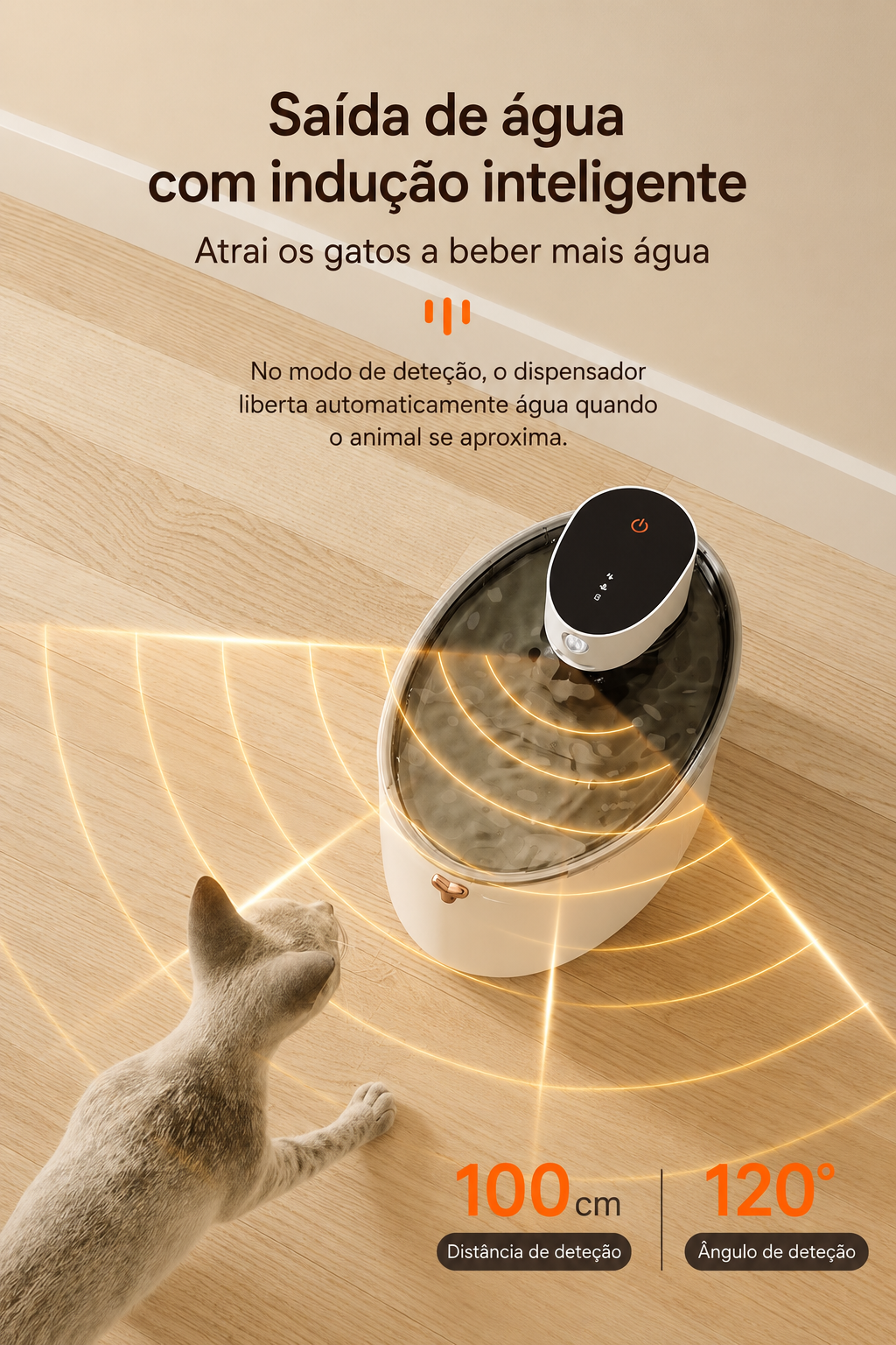Nekoa Flow™ – Fonte Inteligente Sem Fios para Gatos (2,5L)