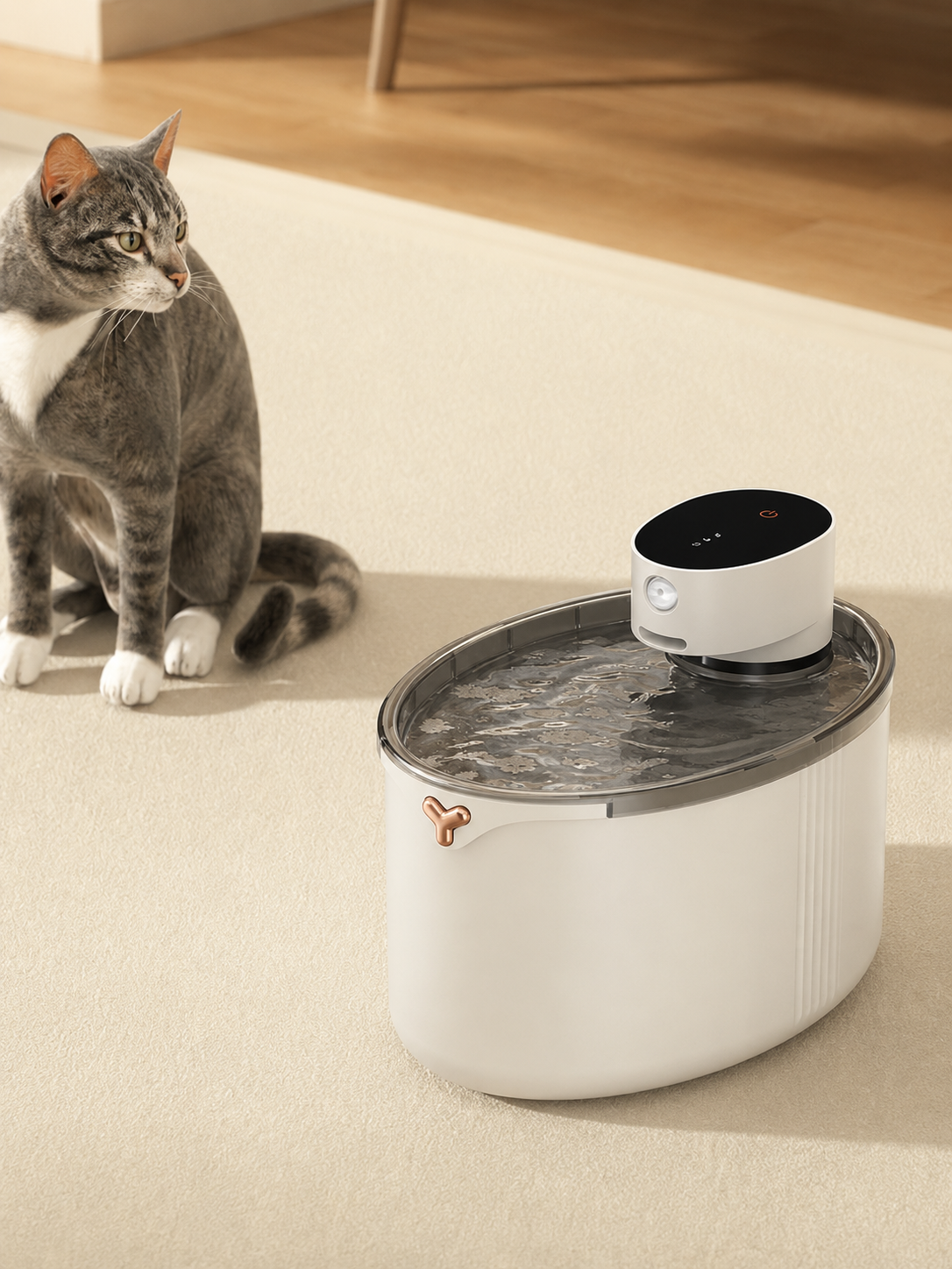 Nekoa Flow™ – Fonte Inteligente Sem Fios para Gatos (2,5L)